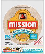 Mission Carb Balance Soft Taco Flour Tortilla